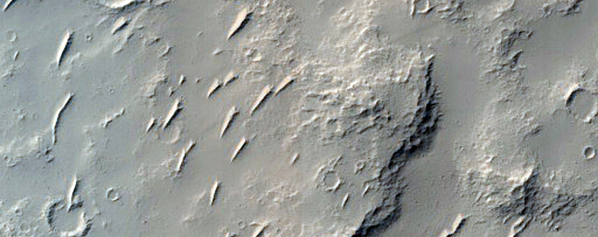 Lava Flows in Daedalia Planum