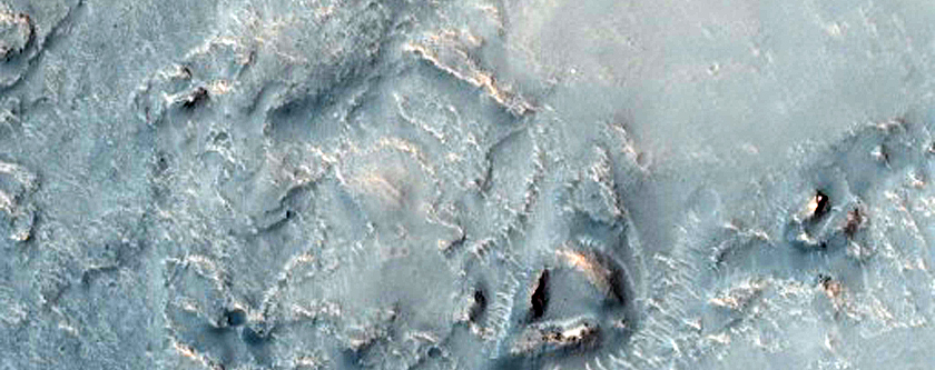 25-Kilometer Diameter Gullied Impact Crater in Acidalia Planitia