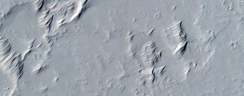 Small Volcano West of Ascraeus Mons