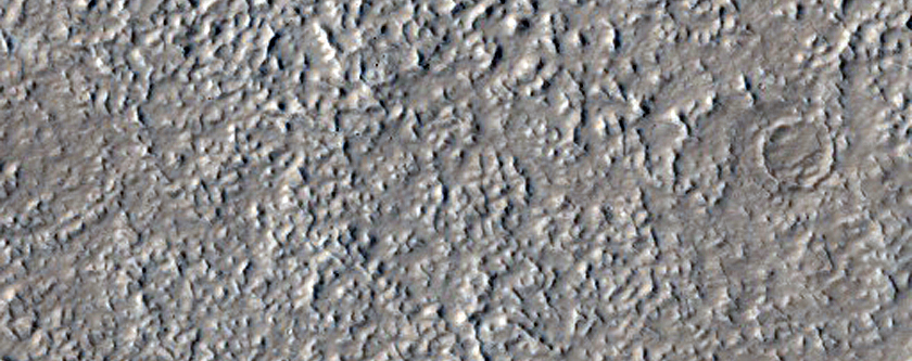 Impact Monitoring Site in the Clasia Vallis Region