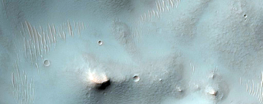 Craters South of Terra Sabaea