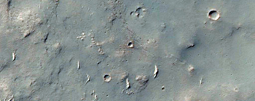 Terrain North of Magelhaens Crater