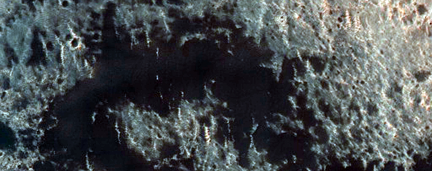 Central Uplift of Crater in South Meridiani Region
