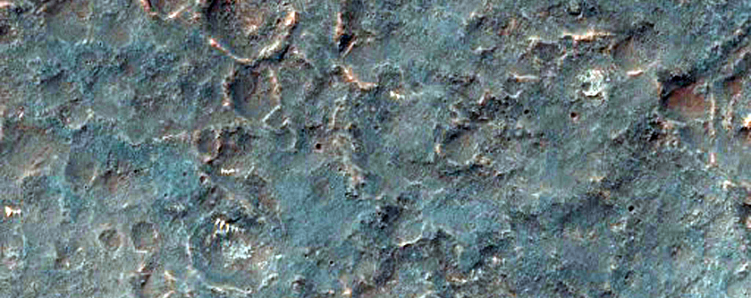 Possible Clays in Plains near Ganges Chasma