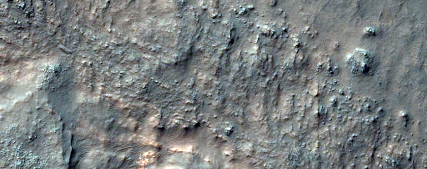 Layered Rock in Northern Hellas Planitia