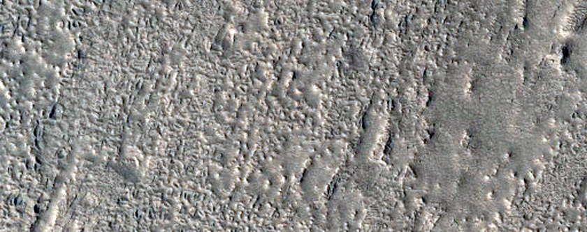 Massif in Northern Tempe Terra