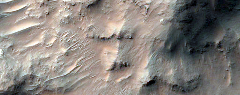 Terrain East of Holden Crater