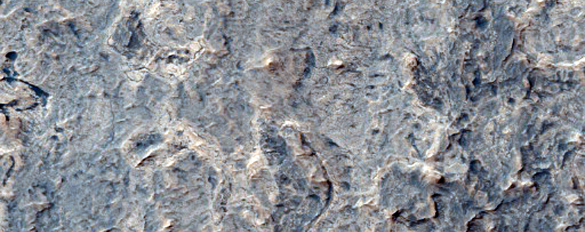 Etched Terrain in Meridiani Planum