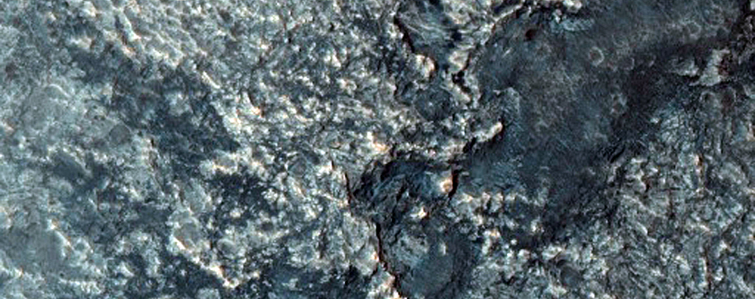Bedrock North of Kasei Valles