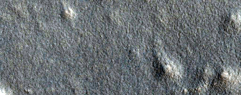 Crater in Arcadia Planitia