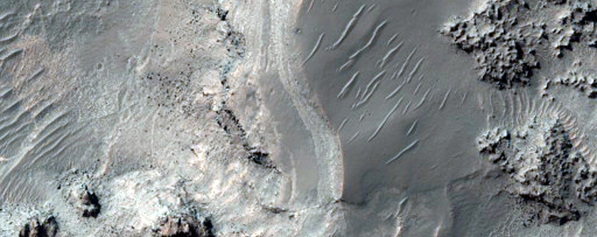 Layered Deposits on a Crater Floor