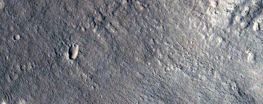 Gullied Impact Crater