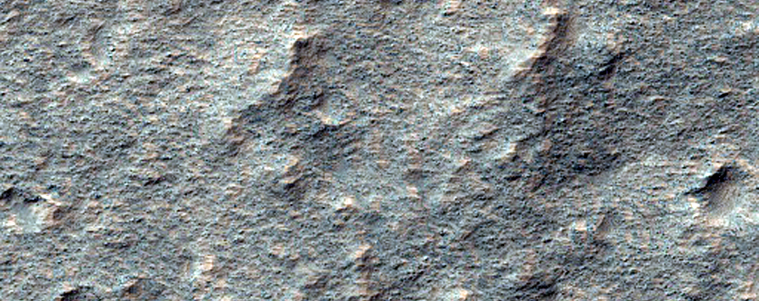 Crater Floor with Thermally-Distinct Rugged and Smooth Surfaces
