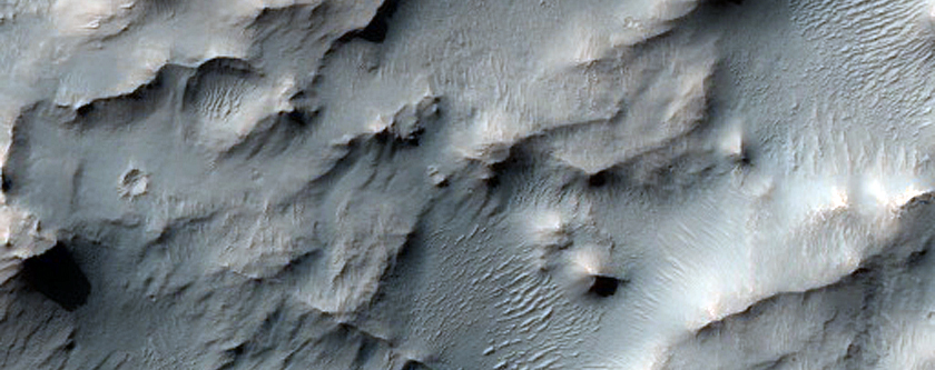 Well-Exposed Bedrock with Ridges