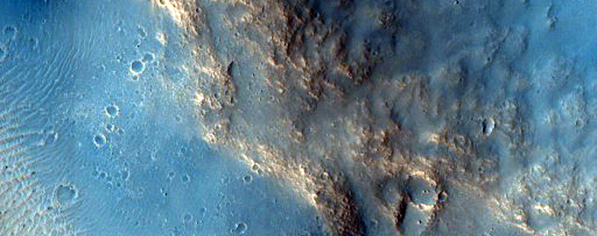Acidalia Planitia Crater