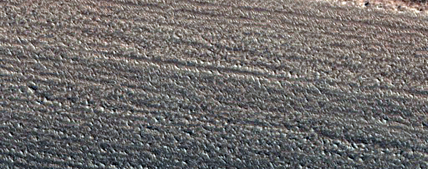 Exposure of North Polar Layered Deposits
