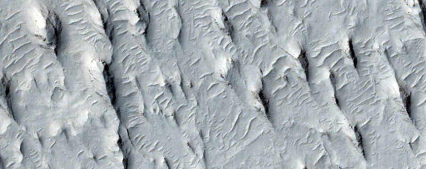 Sinuous Ridge in the Aeolis and Zephyria Regions