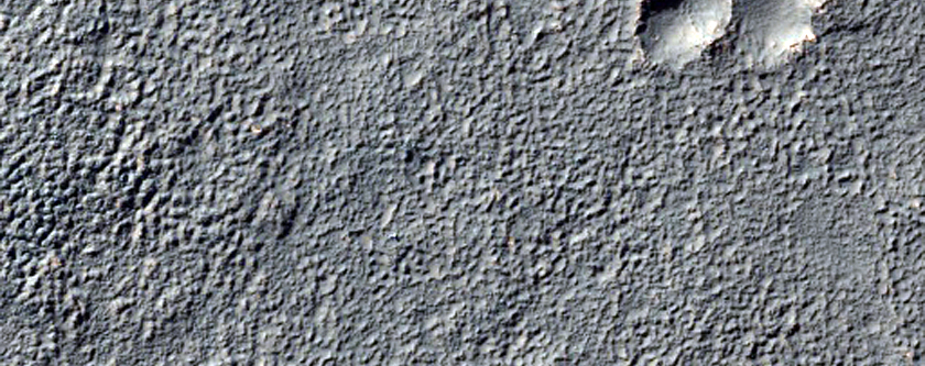 Crater Rim or Escarpment in Noachis Terra