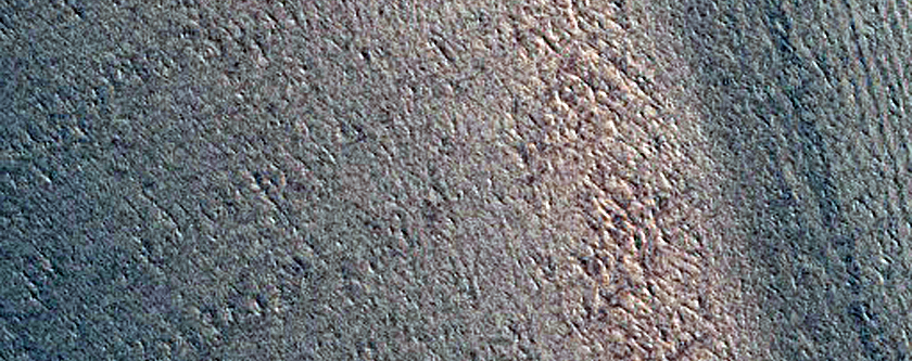 Exposure of North Polar Layered Deposits