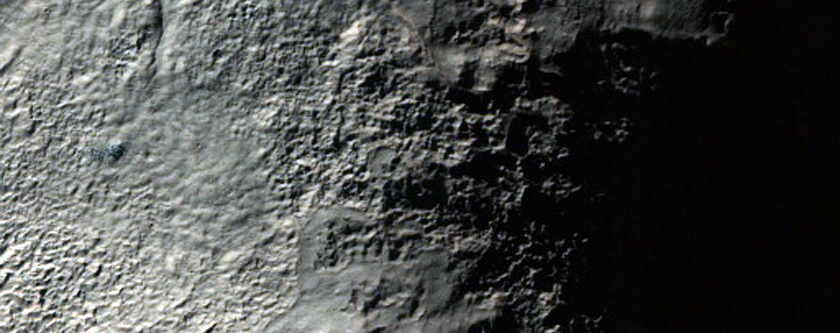 Wall of Terra Cimmeria Crater