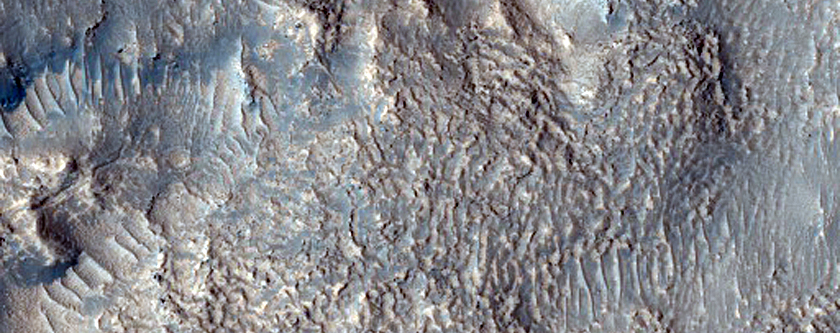 Pitted Terrain West of Hrad Vallis