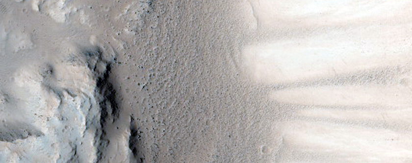 Eastern Portion of Very Well-Preserved 11-Kilometer Diameter Impact Crater