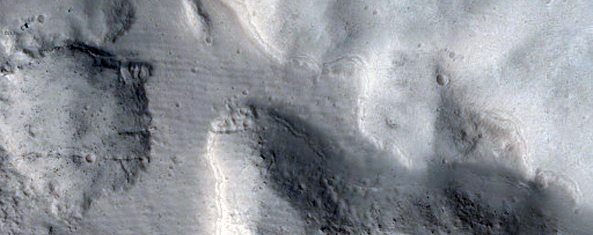 Crater on Western Edge of Timoshenko Crater