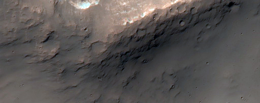 Possible Kaolinite Northwest of Cross Crater