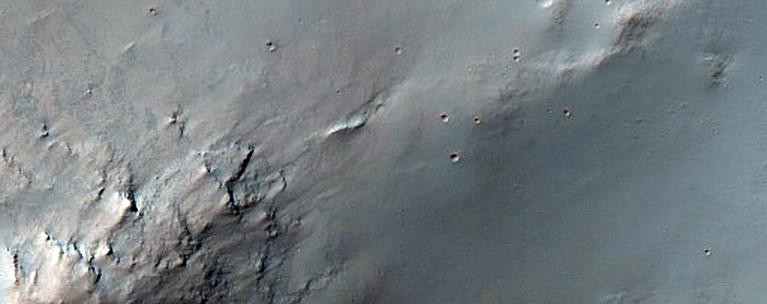 Crater in Terra Sabaea