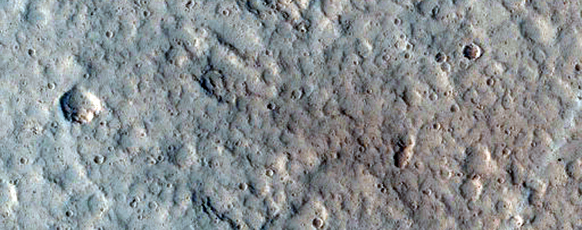 Sample near Summit of Alba Patera