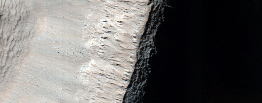 Gullies with Dark Channel or Deposit