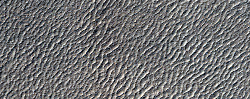 Crater in Hellas Planitia