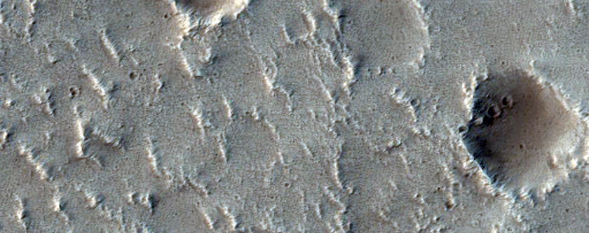 Lava Flows South of Alba Patera