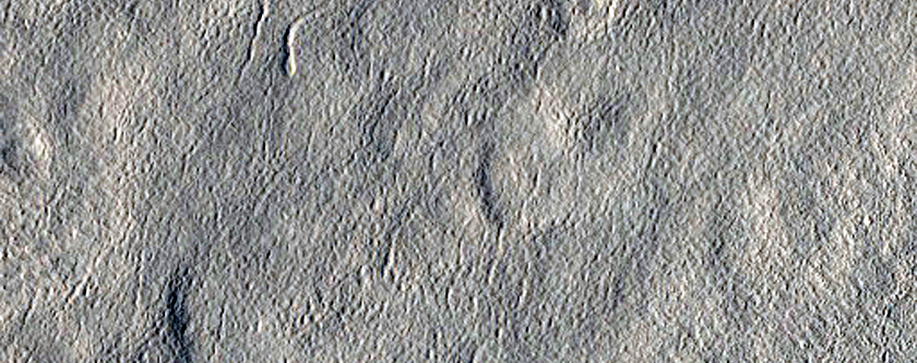 Ejecta in Arcadia Planitia