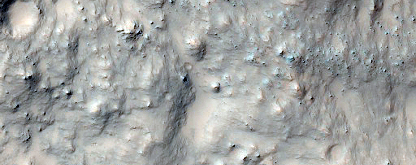 Possible Clay Minerals in Northwest Gale Crater