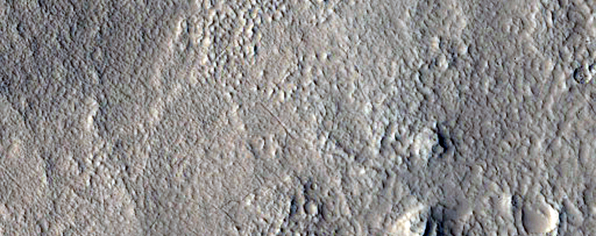 Protonilus Mensae Fretted Terrain and Northern Plains Transition Area