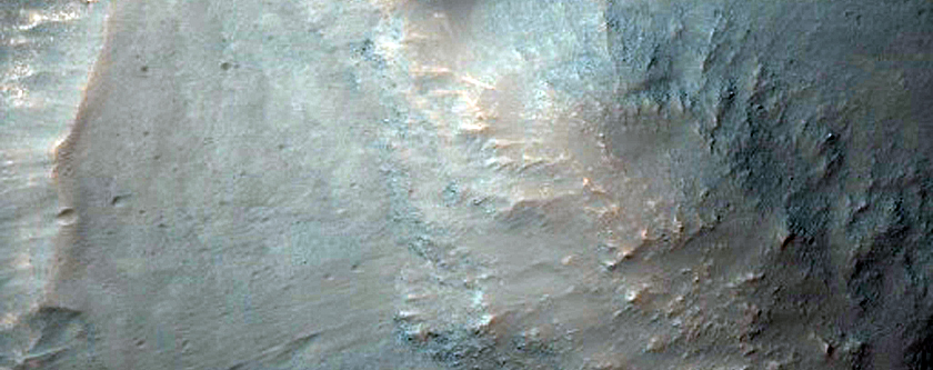 Eastern Side of Melas Chasma with Layering