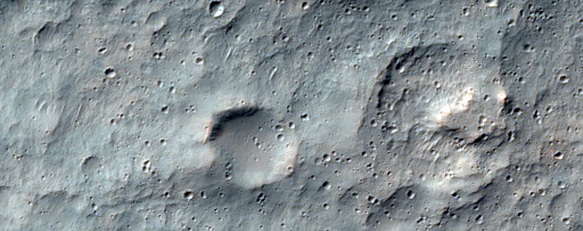 Valleys Intersecting Crater Wall and Floor