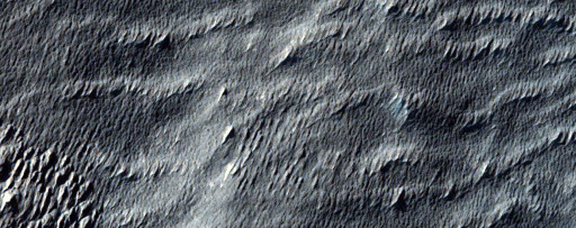 Unusual Surface Feature in Hesperia Planum