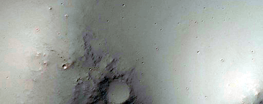 Craters East of Flaugergues Crater