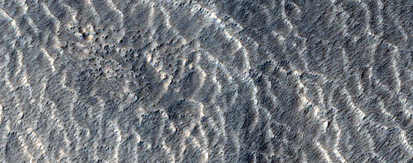 Fading Ice at Fresh Impact Site