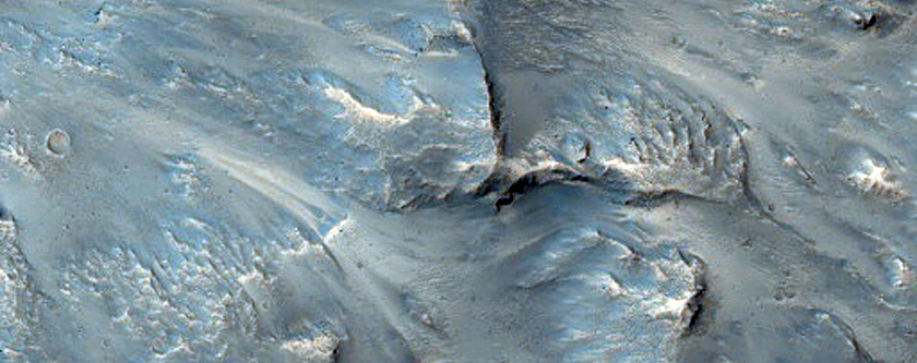 Eastern Portion of Well-Preserved 10-Kilometer Diameter Impact Crater