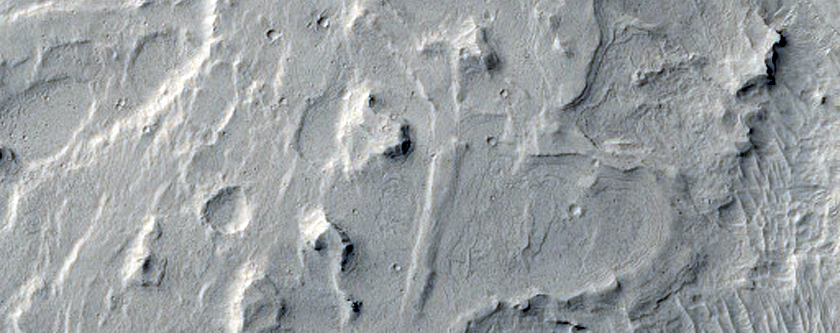 Layered Terrain in Zephyria Planum