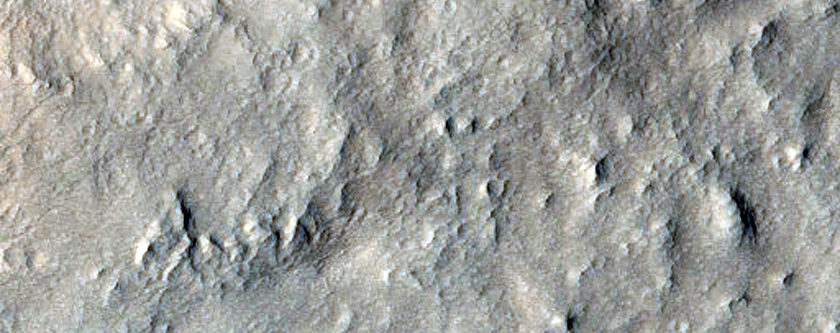 Extensive Crater Ejecta Blanket in Galaxias Colles