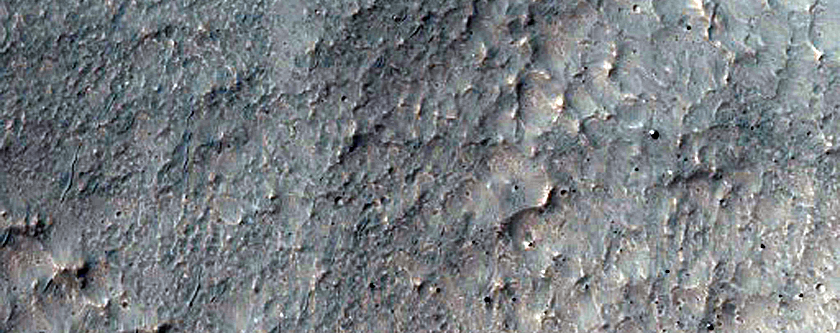 Fresh 6-Kilometer Diameter Crater South of Coprates Chasma
