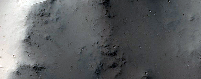 Impact Crater with Central Peak in Terra Cimmeria