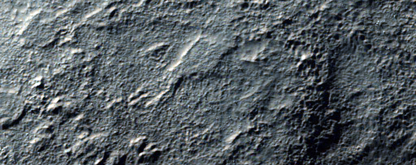 Southwest Hale Crater Ejecta