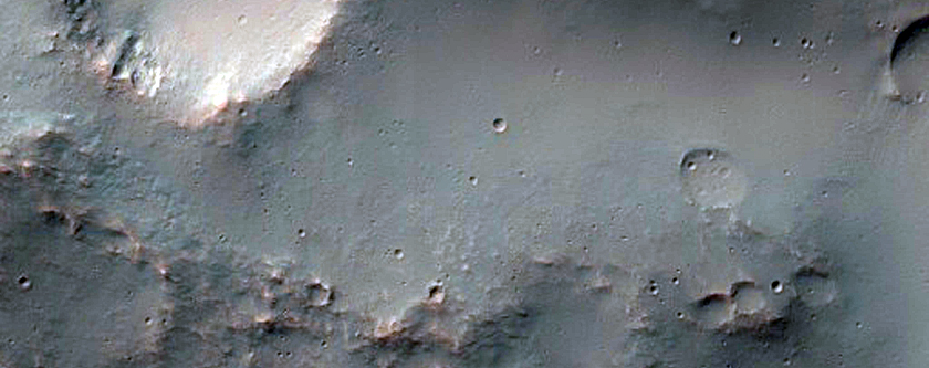 Central Peaks of Two Impact Craters