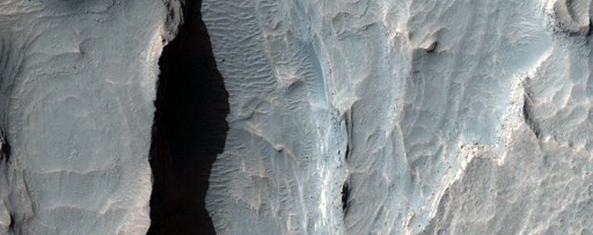 Southern Gale Crater Strata with Possible Sulfates and Clays