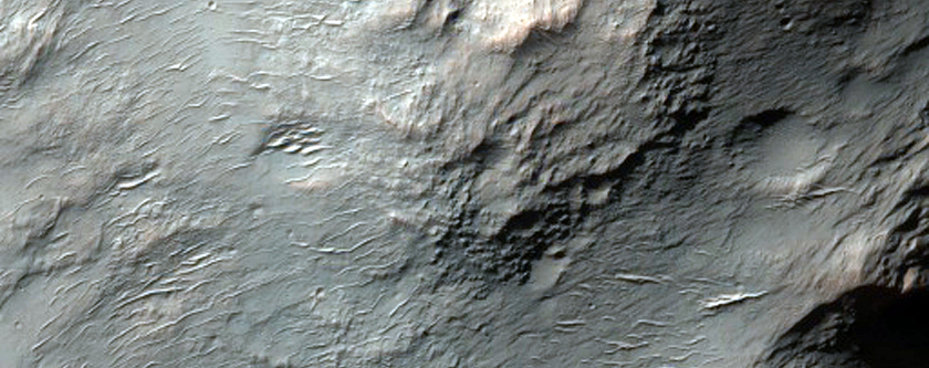 Sinuous Ridge Witin the Upper Reach of Maadim Vallis